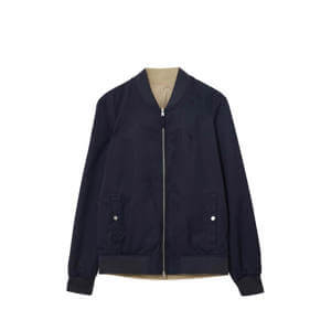 AllSaints Bassett Reversible Ramskull Bomber Jacket